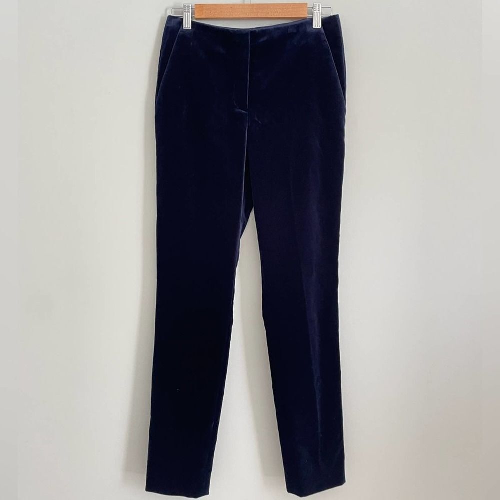 Ralph Lauren Collection Purple Label Cotton Velvet Trousers